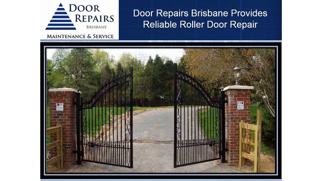 Door Repairs Brisbane Provides Reliable Roller Door Repair