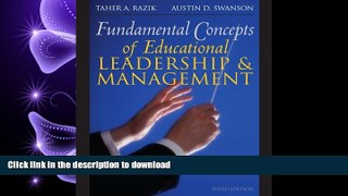 READ THE NEW BOOK Fundamental Concepts of Educational Leadership and Management (3rd Edition) READ