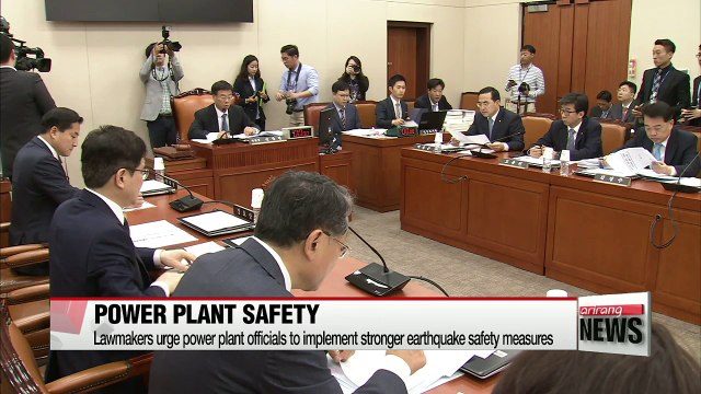 Parliament addresses nuclear power plant safety after quakes hit Korea