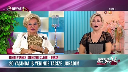 20 yaşında iş yerinde iki kişinin tacizine uğradım