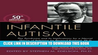 [Read PDF] Infantile Autism: The Syndrome and Its Implications for a Neural Theory of Behavior by
