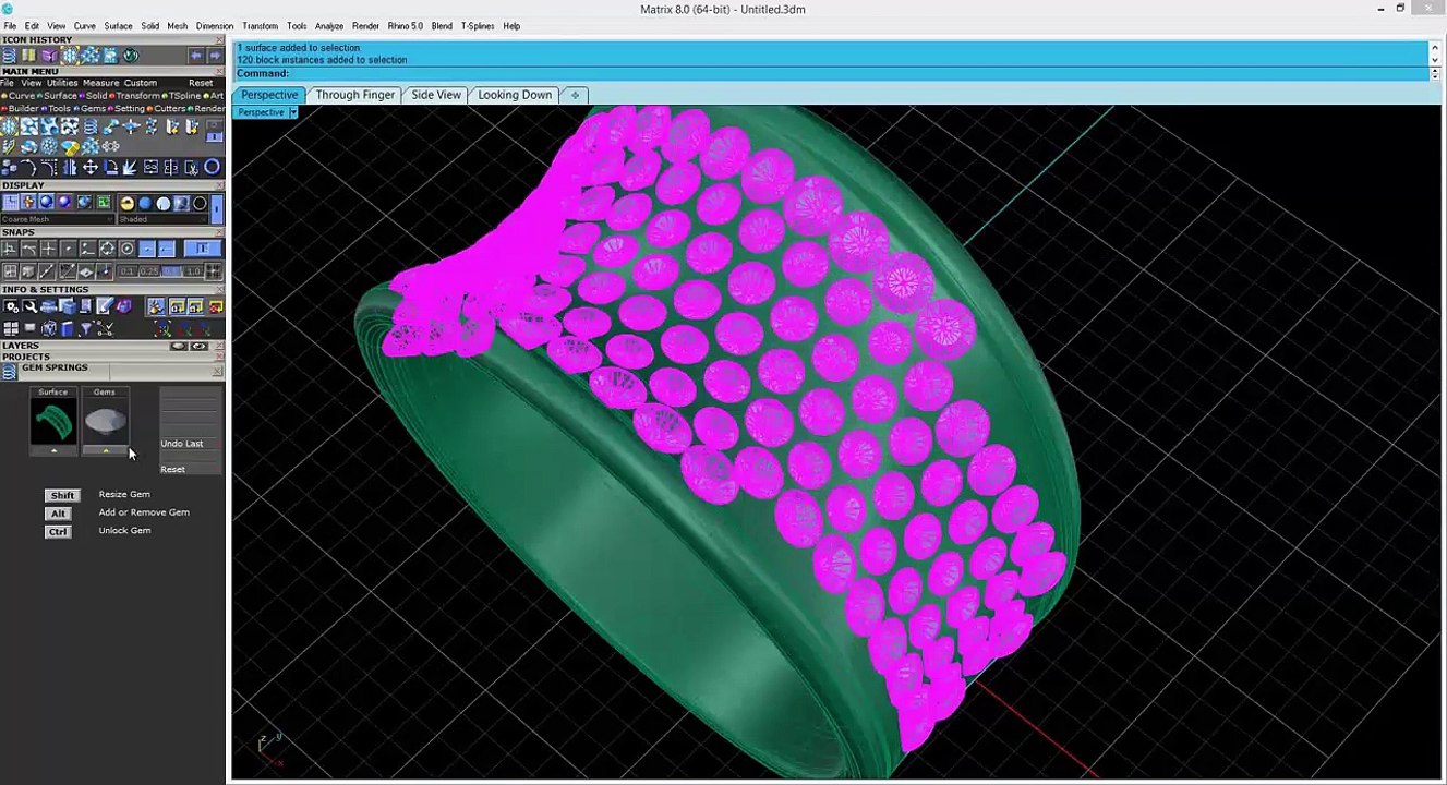Gemvision Matrix 8 Pave Fix tutorials