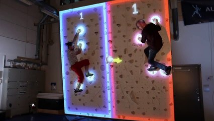 Le Climball, une discipline à mi-chemin entre escalade et jeu vidéo