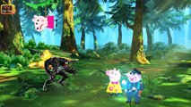 Peppa Pig Super Police fight Venom Save His Son # Cartoon for Children # Nursery Rhymes Lyrics_5