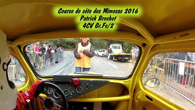 Course de côte des Mimosas 2016 Patrick Brochet 4CV Gr.Fc/2