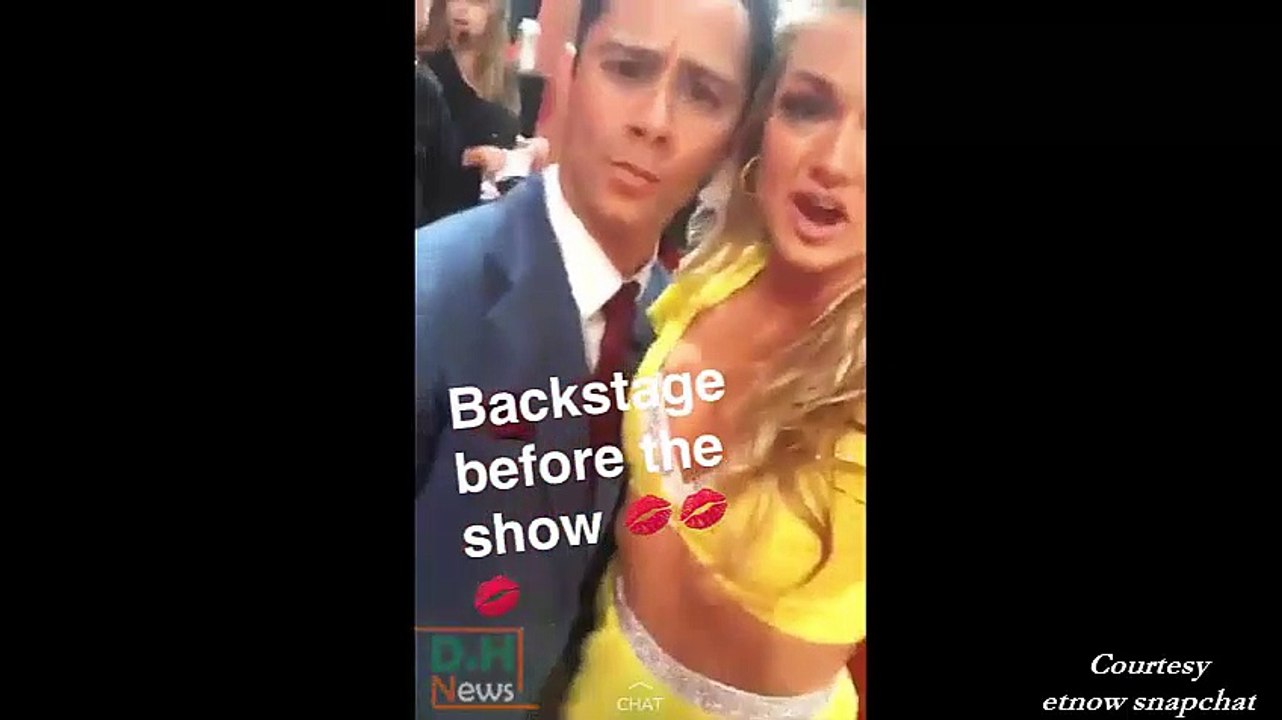 Derek Hough backstage on DWTS Season 23 - Week 2 (Full video) - September 19, 2016