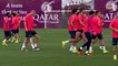 FC Barcelona training session: Light workout with Sporting clash looming