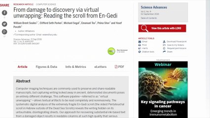 Un pergamino ocultaba el Antiguo Testamento más viejo