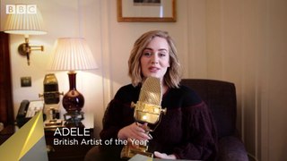 Adele wins Best British Artist at the BBC Music Awards 2015