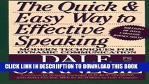 [PDF] The Quick and Easy Way to Effective Speaking Full Colection