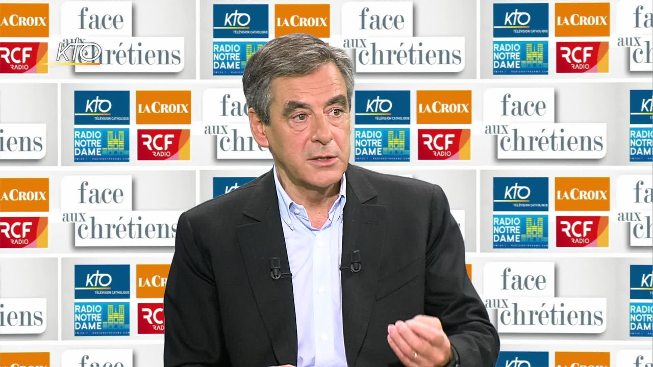 François Fillon - "Je ne revendique pas le titre de candidat des catholiques"