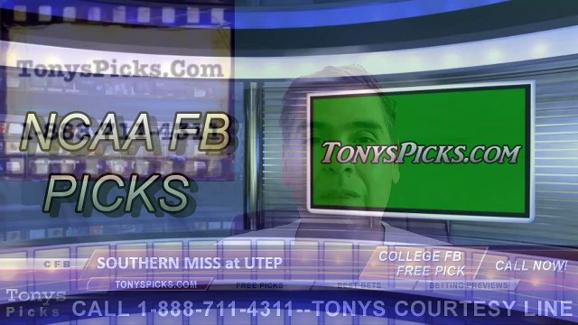 UTEP Miners vs. Southern Mississippi Golden Eagles Free Pick Prediction NCAA College Football Odds Preview 9/24/2016
