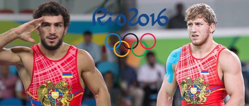 Armenian champions in Olimpic Rio 2016. Wrestling Champion / ARTUR Aleksanyan & MIHRAN Harutyunyan.