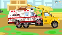 The Fire Truck adventures with Cars + 1 hour vehicles kids videos compilation incl Ambulance