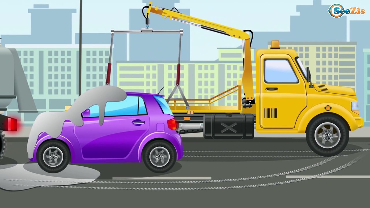Grúa - Coches y camiónes - Videos para niños - Carros para niños - Camiónes infantiles