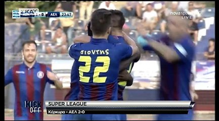 4η Κέρκυρα-ΑΕΛ 2-0  2016-17  Σκάι (Kick off)
