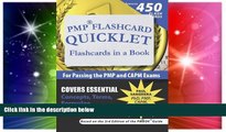 Big Deals  PMP Flashcard Quicklet: Flashcards in a Book for Passing the PMP and CAPM Exams  Best