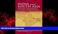 EBOOK ONLINE  India and South Asia: Economic Developments in the Age of Globalization  BOOK ONLINE