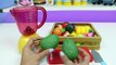LEARN Fruit Names Magic Slime Smoothie Blender & Toy Velcro Cutting Fruits & Veggies!