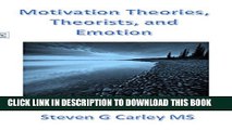 [PDF] Motivation Theories, Theorists, and Emotion Full Colection