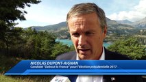 D!CI TV : Hautes-Alpes : L'agriculture au coeur de la visite de Nicolas Dupont-Aignan dans le département