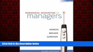 READ book  Managerial Accounting for Managers  FREE BOOOK ONLINE