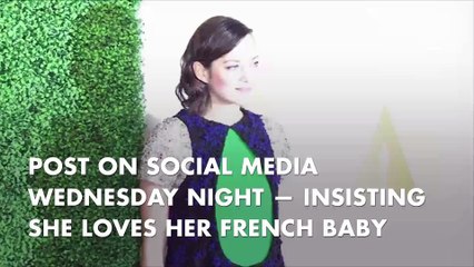 Marion Cotillard responds to Brad Pitt affair allegations