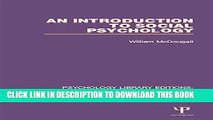 [PDF] An Introduction to Social Psychology: Volume 15 (Psychology Library Editions: Social