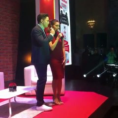 Alden and Maines kilig duet at Platinum Karaoke Press Launch!