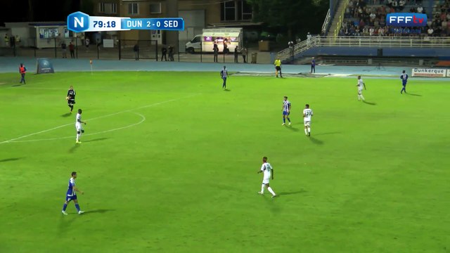 Frappe de Dimitri Boudaud, contrée par le défenseur