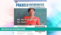 Big Deals  PRAXIS II Mathematics Content Knowledge (0061) Book   Online (PRAXIS Teacher