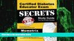 Big Deals  Certified Diabetes Educator Exam Secrets Study Guide: CDE Test Review for the Certified