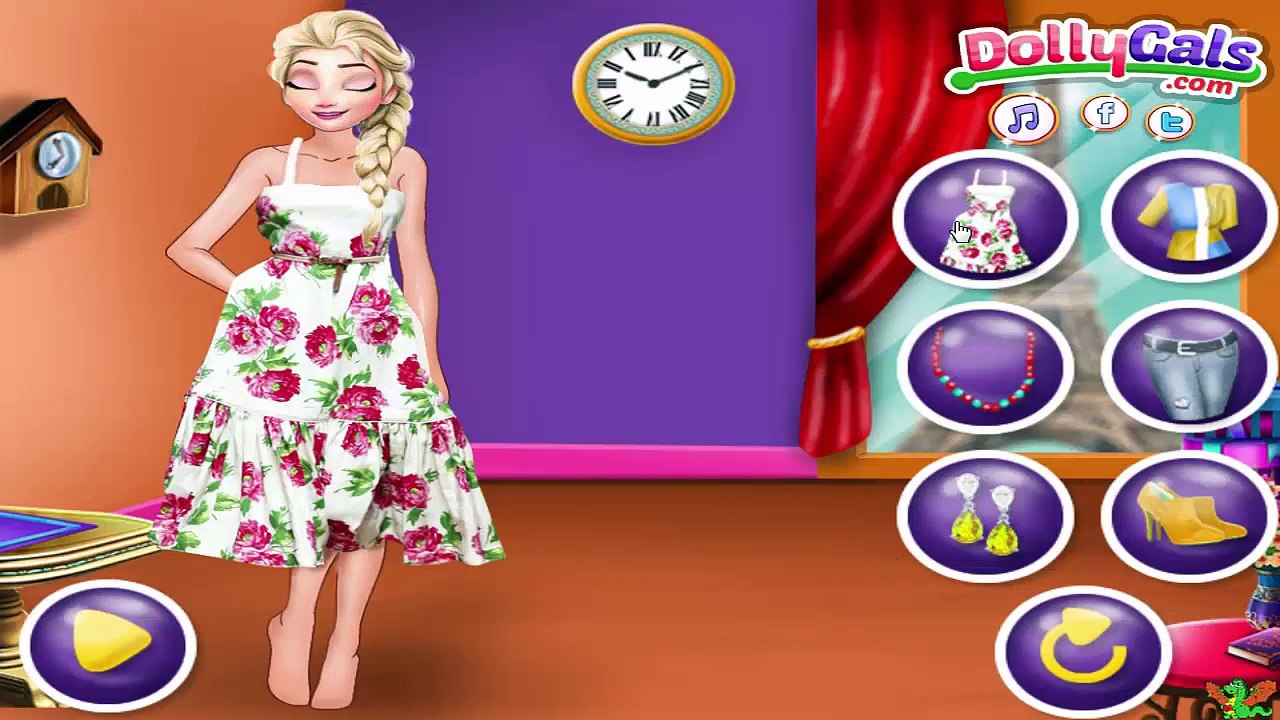 Elsa Paris Tour Game - Frozen Video Games For Girls