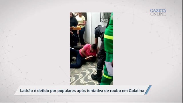 Ladrão é detido por populares após tentativa de roubo em Colatina
