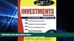 Big Deals  Schaum s Outline of Investments  Best Seller Books Best Seller