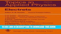 Collection Book Electrets (Topics in Applied Physics)