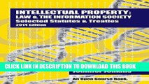 [PDF] Intellectual Property: Law   The Information Society  Selected Statutes   Treaties: 2014