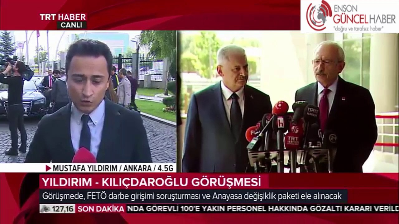 Başbakan ve CHP Lideri biraraya geldi