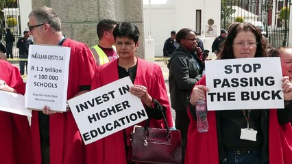 Academics join Cape Town student protest