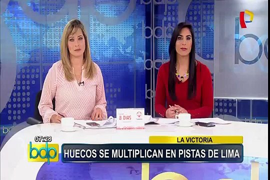 Huecos se multiplican en pistas de nuestra capital