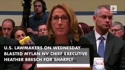 Lawmakers slam Mylan CEO over EpiPen pricing