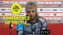 Conférence de presse Stade Rennais FC - Olympique de Marseille (3-2) : Christian  GOURCUFF (SRFC) - Franck PASSI (OM) - 2016/2017