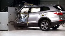 2015 Hyundai Santa Fe small overlap IIHS crash test