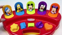 Disney Babies Mickey Mouse Pop Up Toys and Surprise Toys Minnie Mouse Donald Duck Pluto Goofy!
