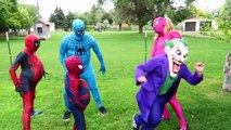 UGLY FROZEN ELSA Loses Her Hair w_ Spiderman vs Joker, Pink Spidergirl Mermaid Superhero Compilation-0P4GoVA7_I8 2