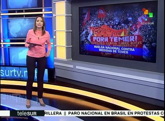 Download Video: Obreros brasileños en paro nacional contra políticas de Michel Temer