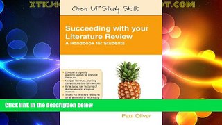 Must Have PDF  Succeeding with Your Literature Review: A Handbook for Students (Open Up Study