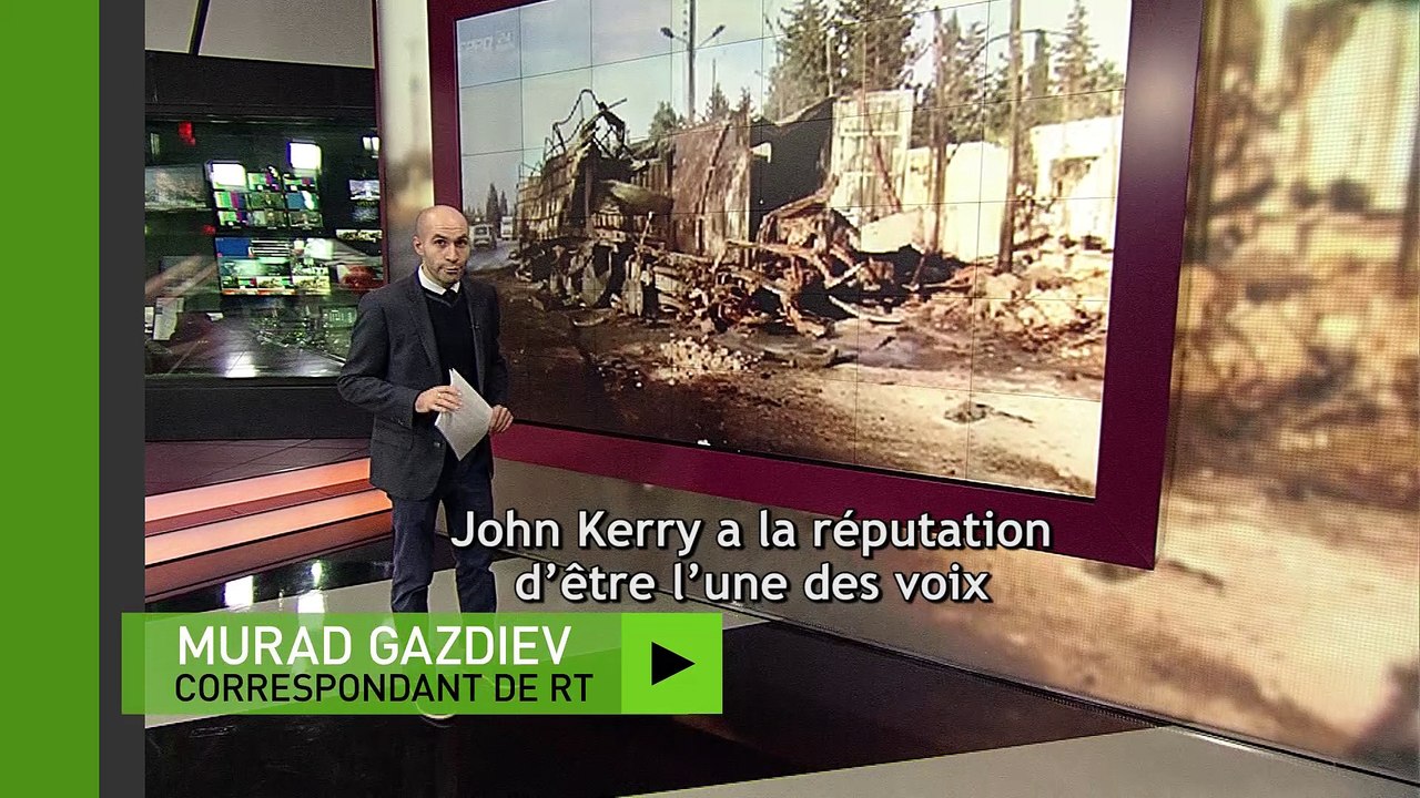 RT invalide les accusations lancées contre Moscou par John Kerry concernant la Syrie
