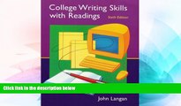Big Deals  College Writing Skills with Readings  Free Full Read Most Wanted