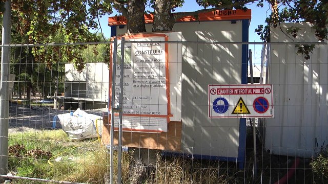 Hautes-Alpes : Le nouveau bassin du futur parc aquatique d'Embrun est presque terminé